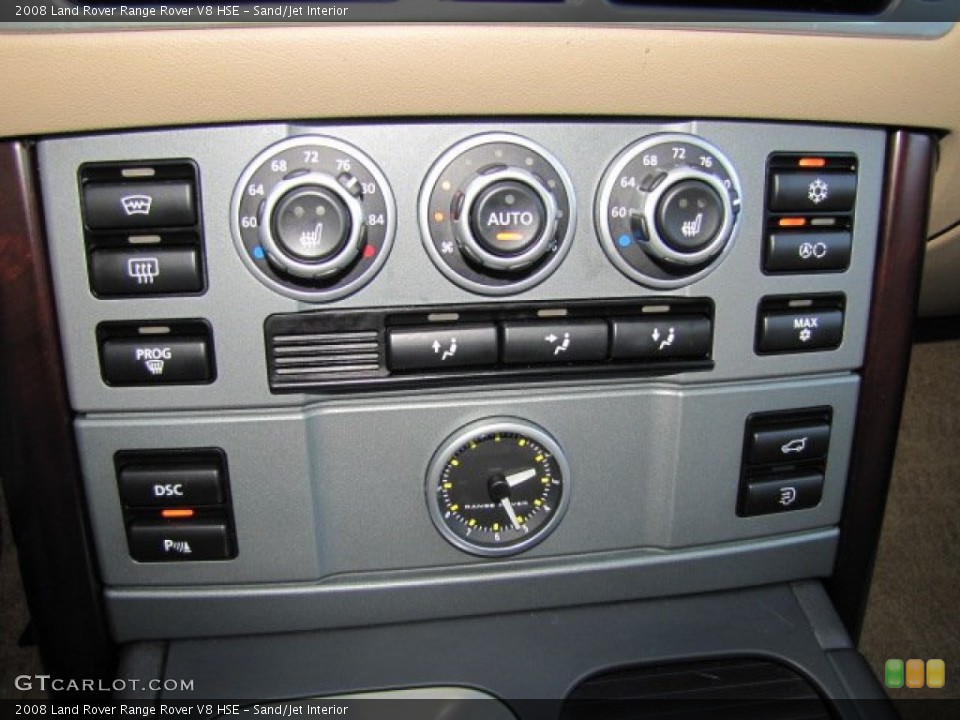 Sand/Jet Interior Controls for the 2008 Land Rover Range Rover V8 HSE #77217290