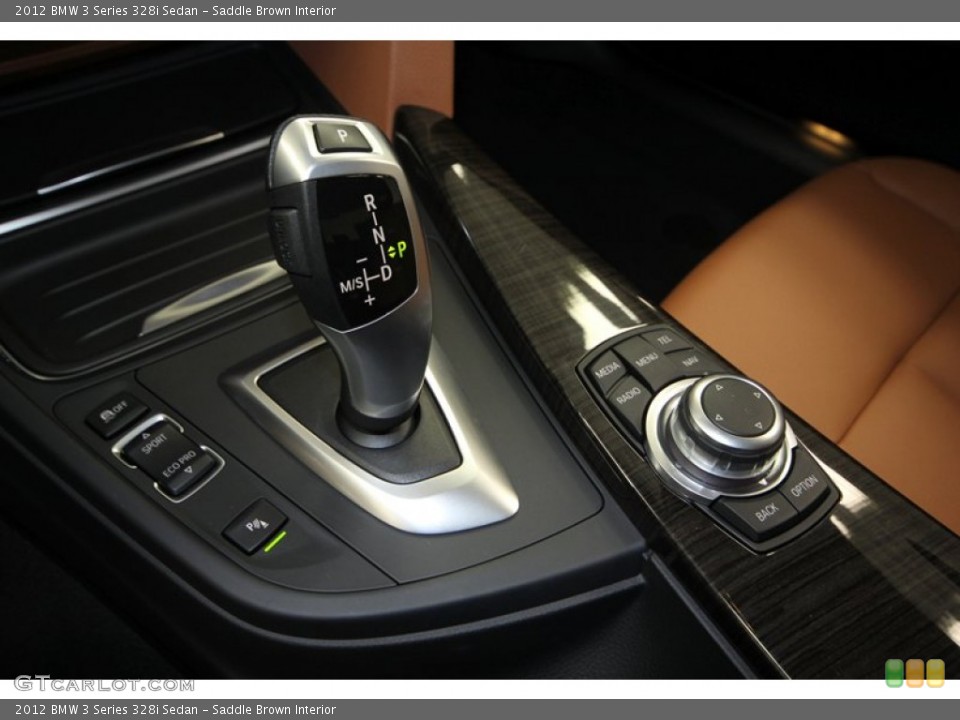 Saddle Brown Interior Transmission for the 2012 BMW 3 Series 328i Sedan #77217554