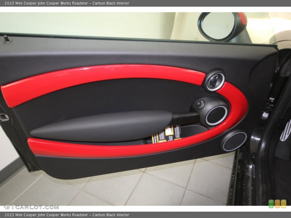 Carbon Black Interior Door Panel for the 2013 Mini Cooper John Cooper Works Roadster #77217950