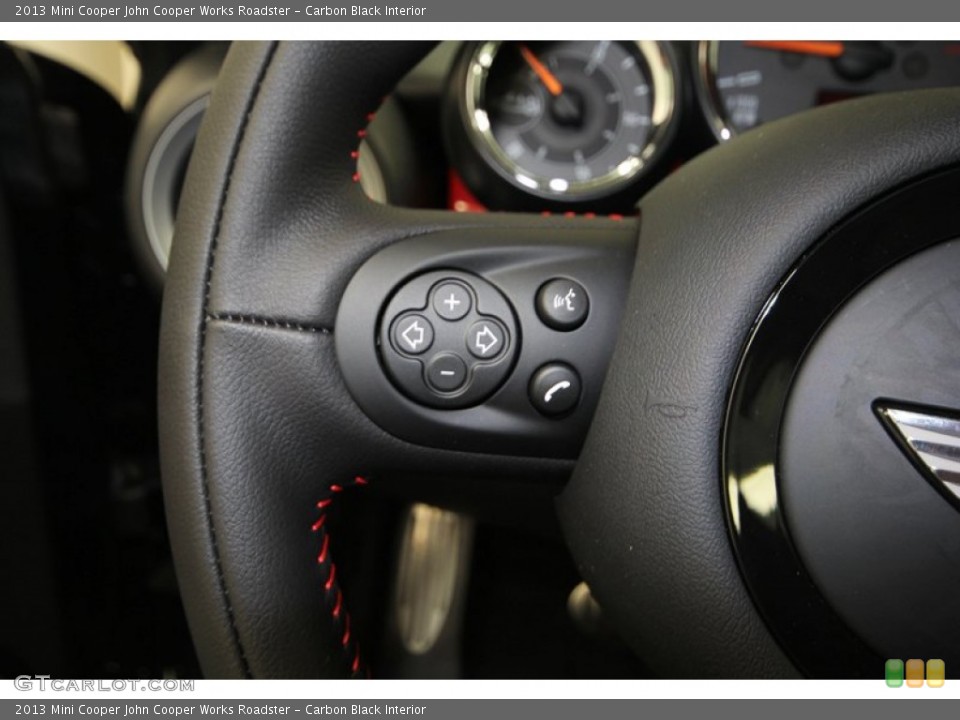 Carbon Black Interior Controls for the 2013 Mini Cooper John Cooper Works Roadster #77217977