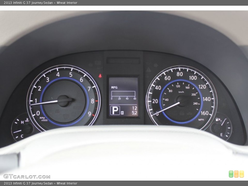 Wheat Interior Gauges for the 2013 Infiniti G 37 Journey Sedan #77219713