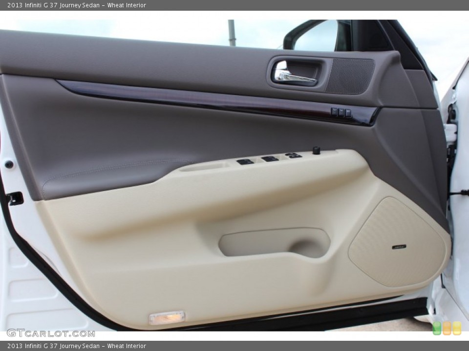 Wheat Interior Door Panel for the 2013 Infiniti G 37 Journey Sedan #77219771
