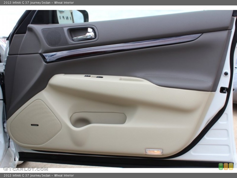 Wheat Interior Door Panel for the 2013 Infiniti G 37 Journey Sedan #77219813