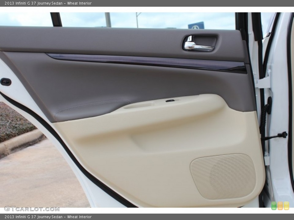 Wheat Interior Door Panel for the 2013 Infiniti G 37 Journey Sedan #77219848