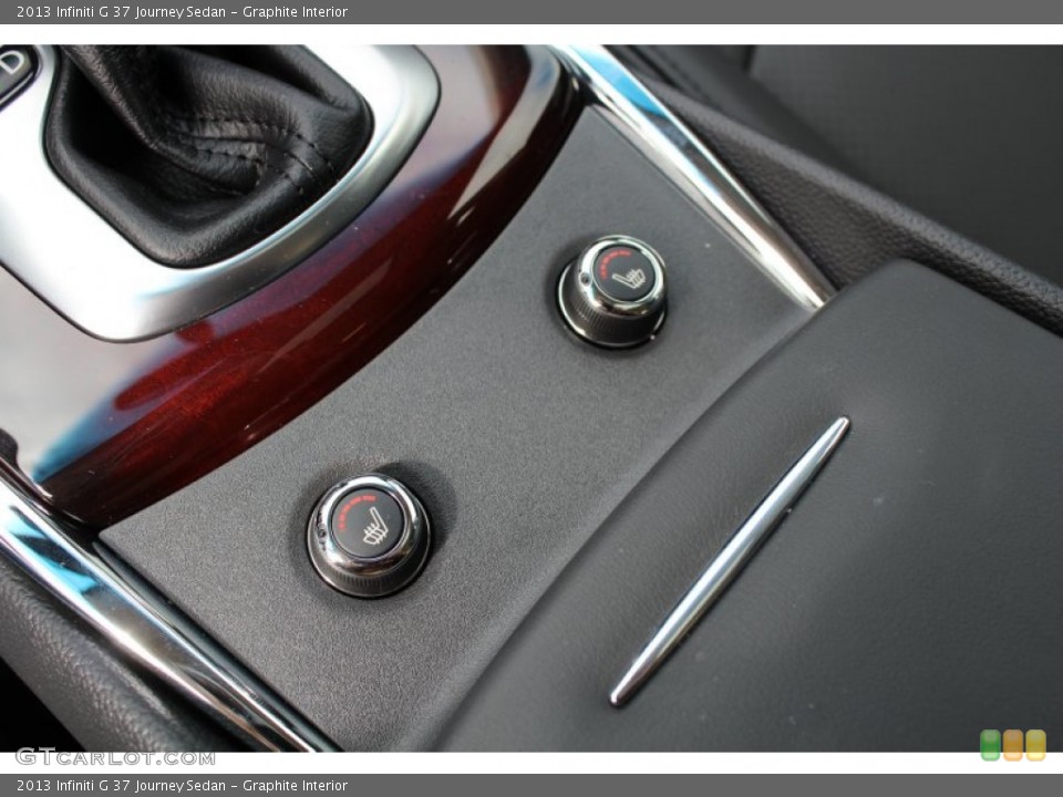 Graphite Interior Controls for the 2013 Infiniti G 37 Journey Sedan #77220745
