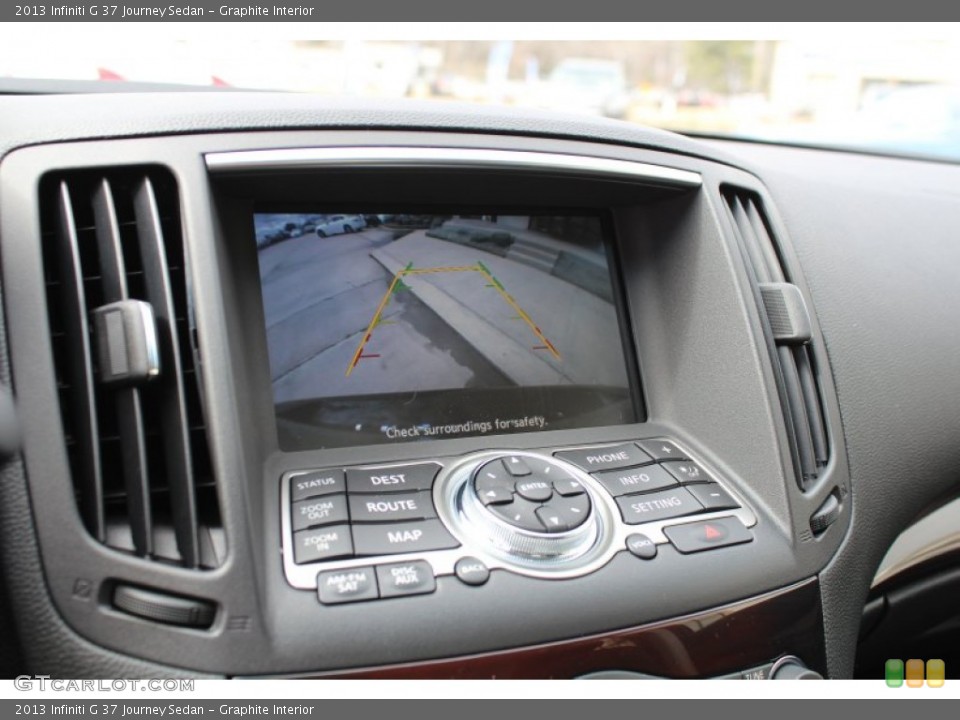 Graphite Interior Controls for the 2013 Infiniti G 37 Journey Sedan #77220787