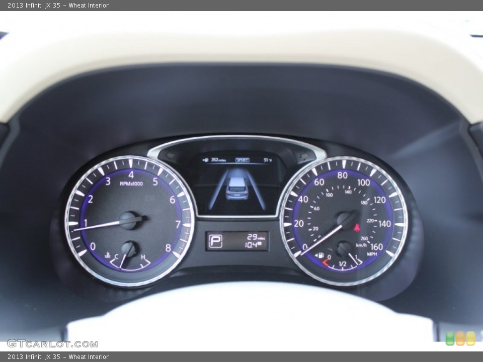 Wheat Interior Gauges for the 2013 Infiniti JX 35 #77221833