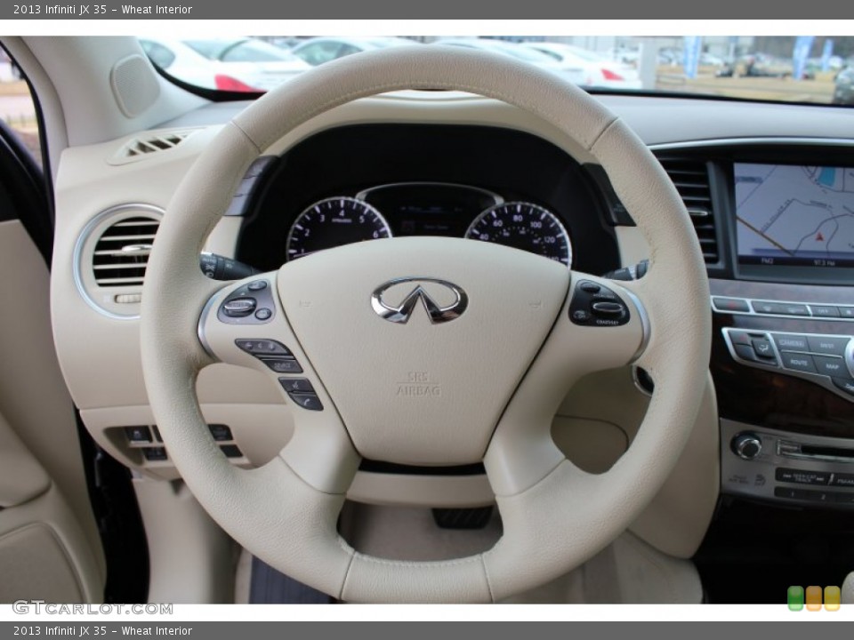 Wheat Interior Steering Wheel for the 2013 Infiniti JX 35 #77221856