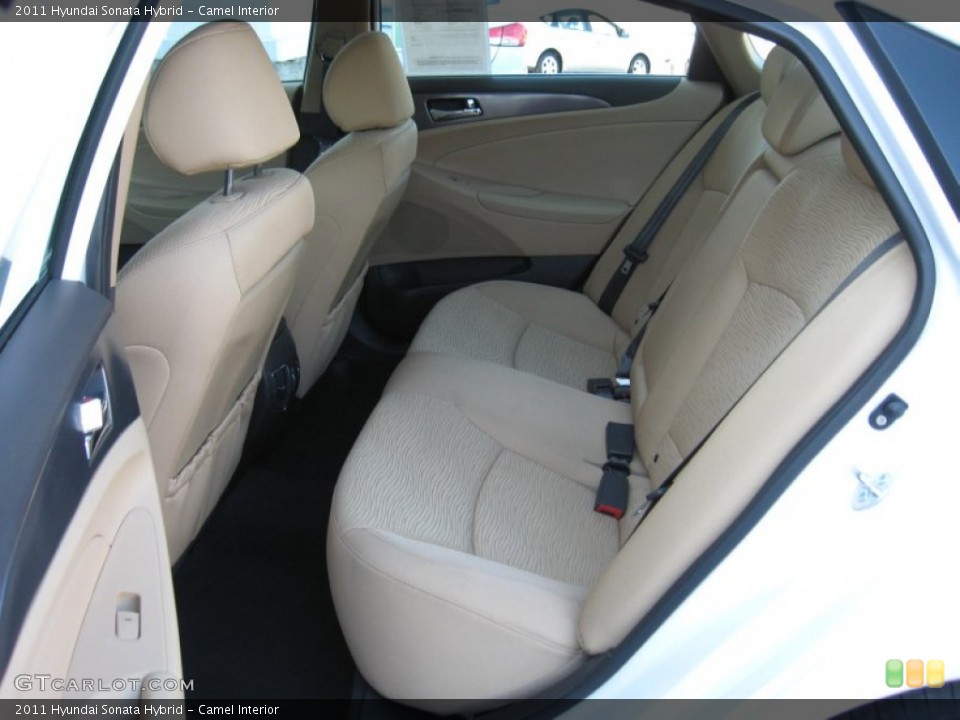 Camel Interior Rear Seat for the 2011 Hyundai Sonata Hybrid #77222636