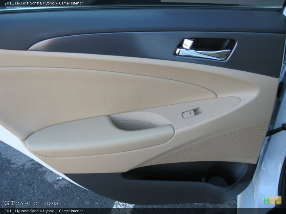 Camel Interior Door Panel for the 2011 Hyundai Sonata Hybrid #77222681