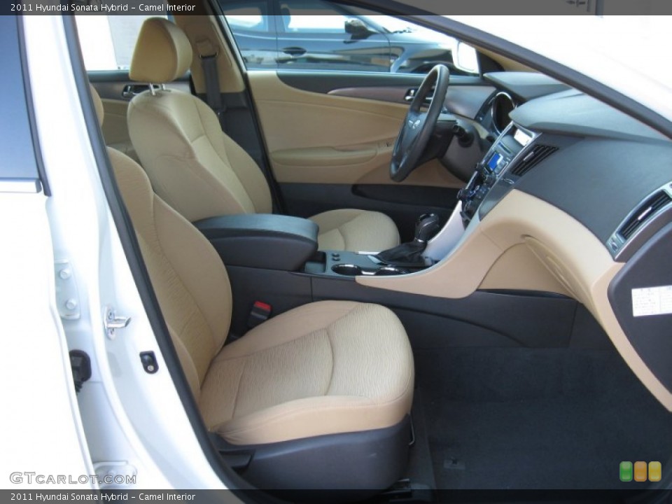 Camel Interior Front Seat for the 2011 Hyundai Sonata Hybrid #77222708