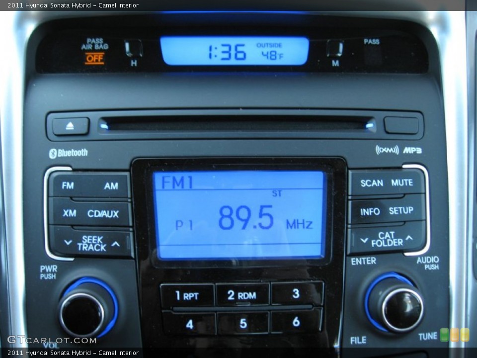 Camel Interior Controls for the 2011 Hyundai Sonata Hybrid #77222833