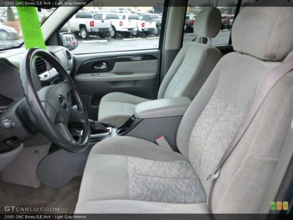 Light Gray Interior Front Seat for the 2005 GMC Envoy SLE 4x4 #77223227