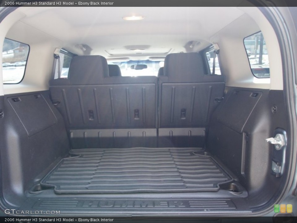 Ebony Black Interior Trunk for the 2006 Hummer H3  #77223269