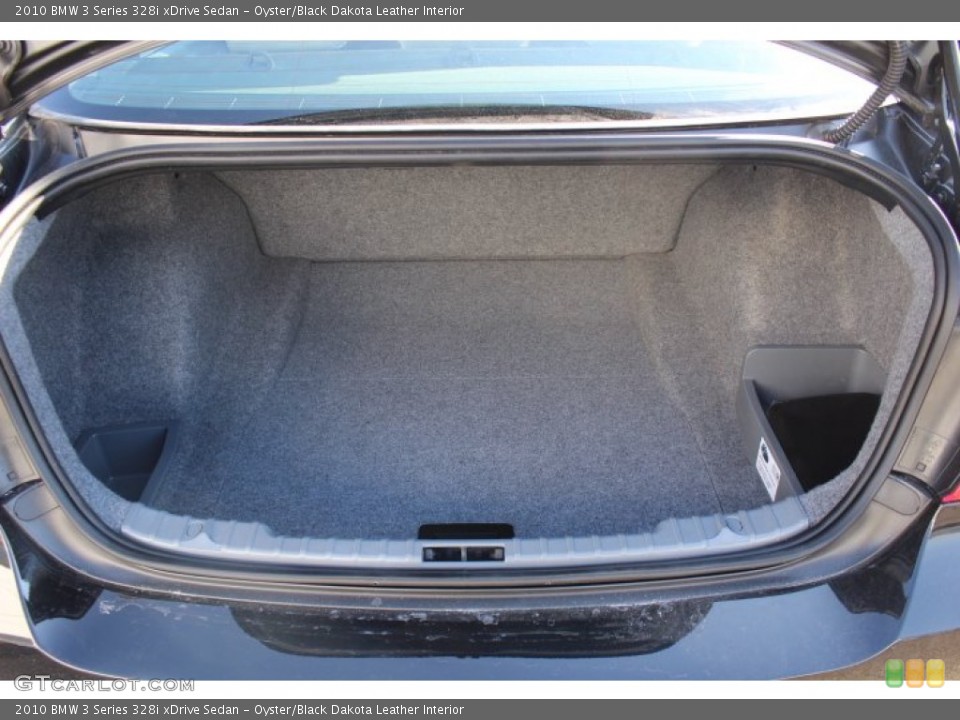 Oyster/Black Dakota Leather Interior Trunk for the 2010 BMW 3 Series 328i xDrive Sedan #77223575