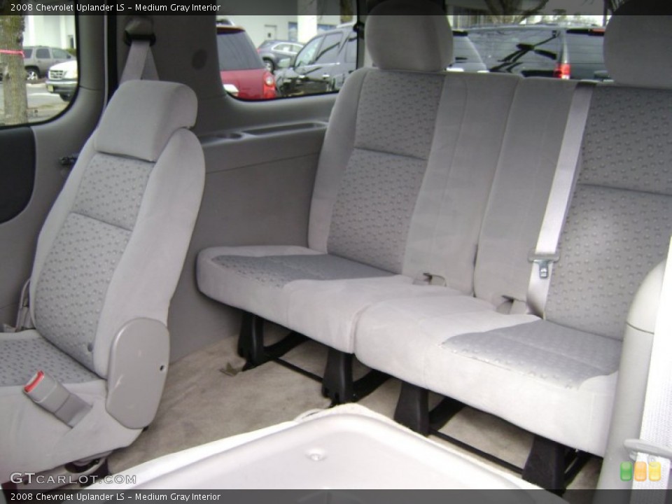 Medium Gray Interior Rear Seat for the 2008 Chevrolet Uplander LS #77223845