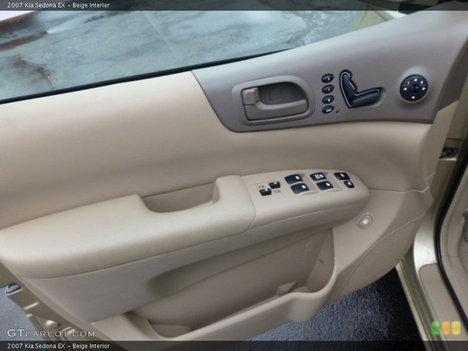 Beige Interior Door Panel for the 2007 Kia Sedona EX #77224421