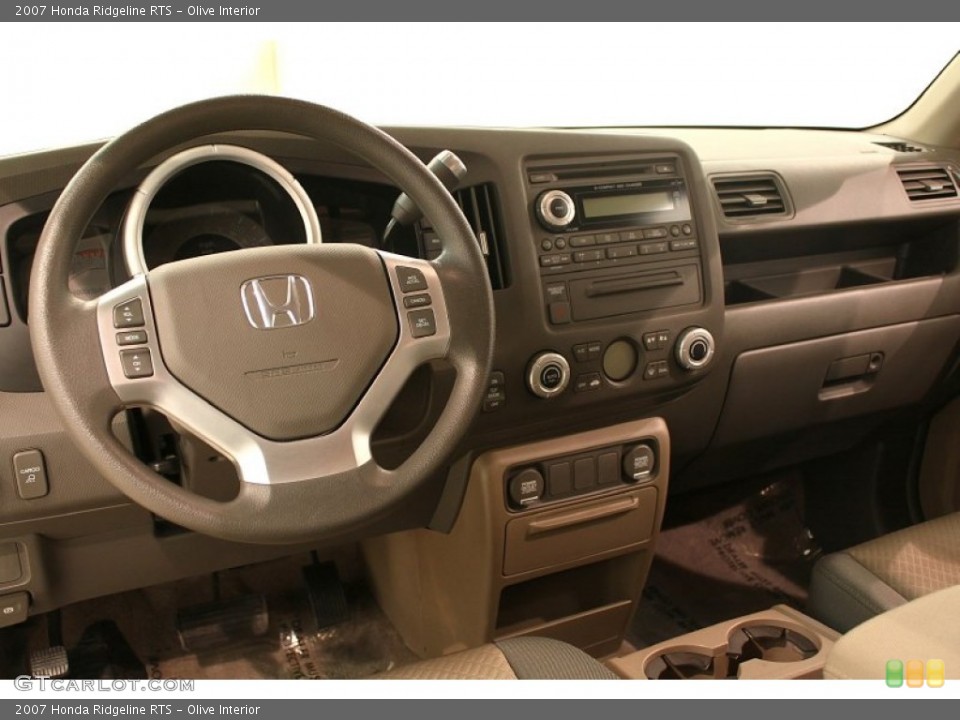 Olive Interior Dashboard for the 2007 Honda Ridgeline RTS #77225011