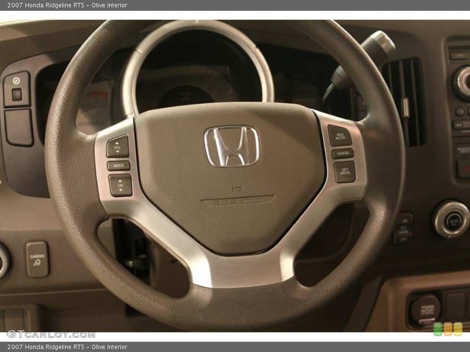 Olive Interior Steering Wheel for the 2007 Honda Ridgeline RTS #77225030