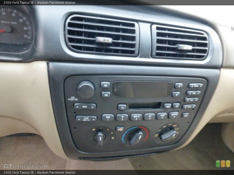 Medium Parchment Interior Controls for the 2000 Ford Taurus SE #77225150