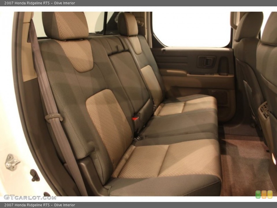 Olive Interior Rear Seat for the 2007 Honda Ridgeline RTS #77225165