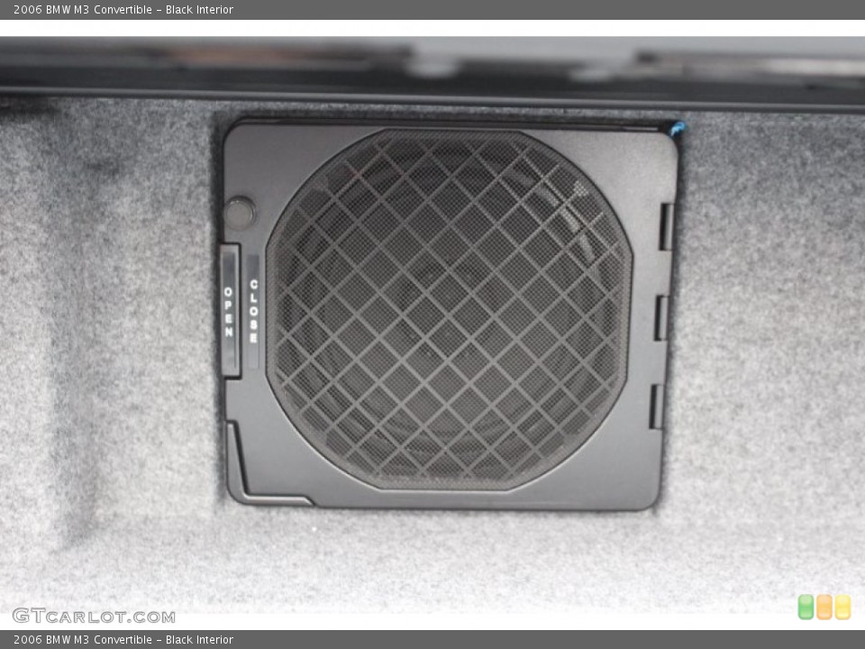 Black Interior Audio System for the 2006 BMW M3 Convertible #77225629