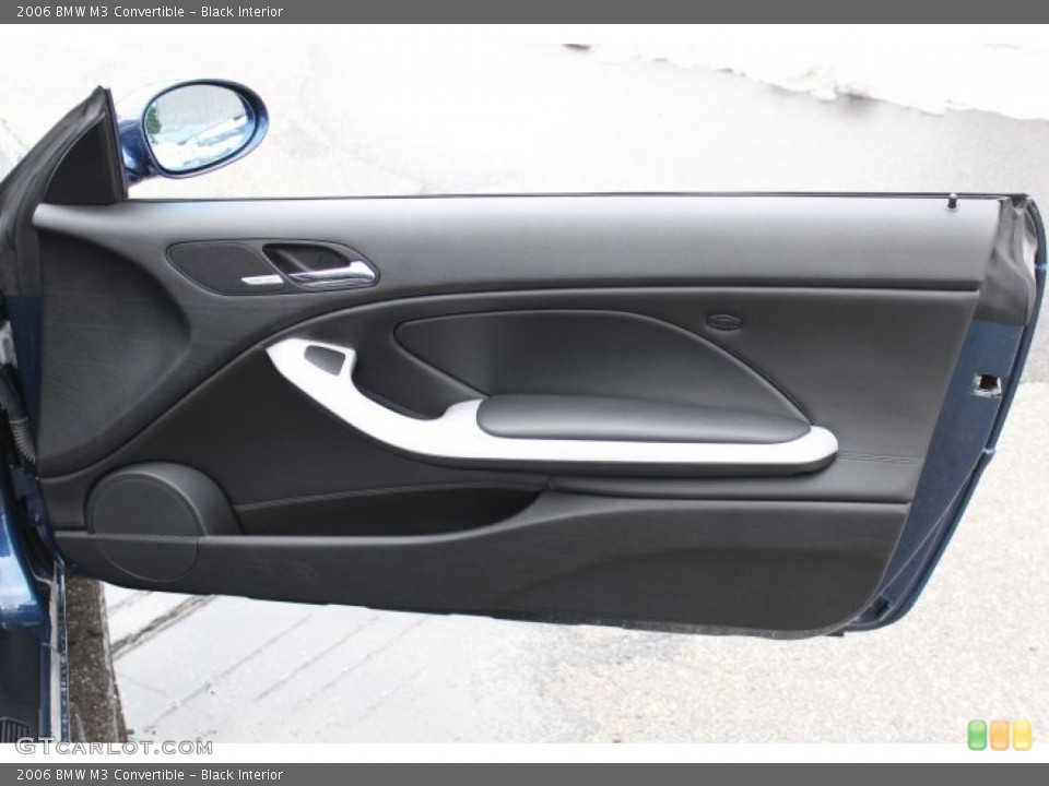 Black Interior Door Panel for the 2006 BMW M3 Convertible #77225651