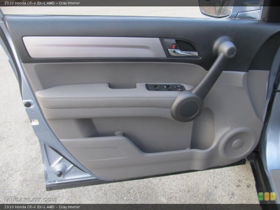 Gray Interior Door Panel for the 2010 Honda CR-V EX-L AWD #77226119
