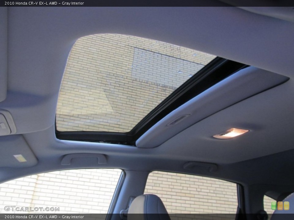 Gray Interior Sunroof for the 2010 Honda CR-V EX-L AWD #77226140