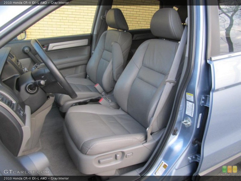 Gray Interior Front Seat for the 2010 Honda CR-V EX-L AWD #77226161