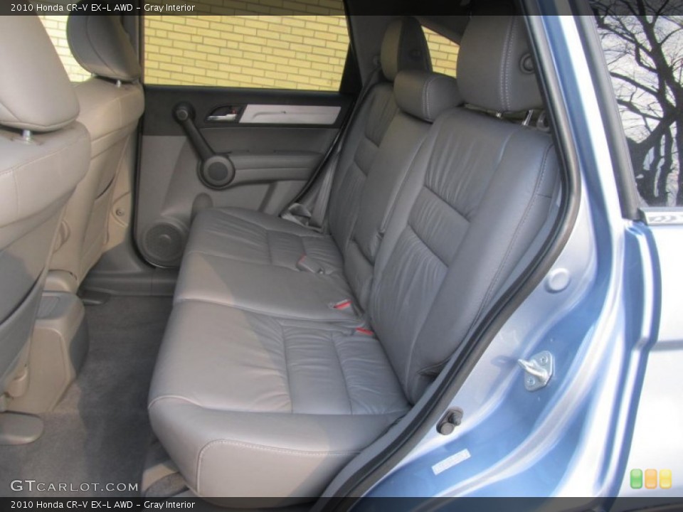 Gray Interior Rear Seat for the 2010 Honda CR-V EX-L AWD #77226185