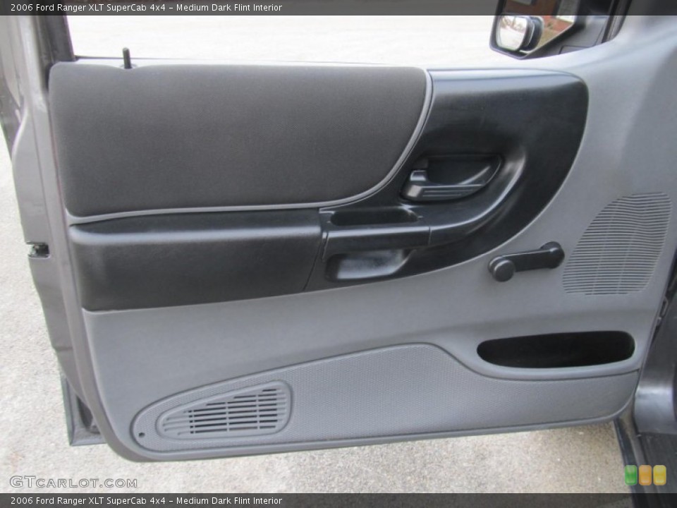 Medium Dark Flint Interior Door Panel for the 2006 Ford Ranger XLT SuperCab 4x4 #77226956