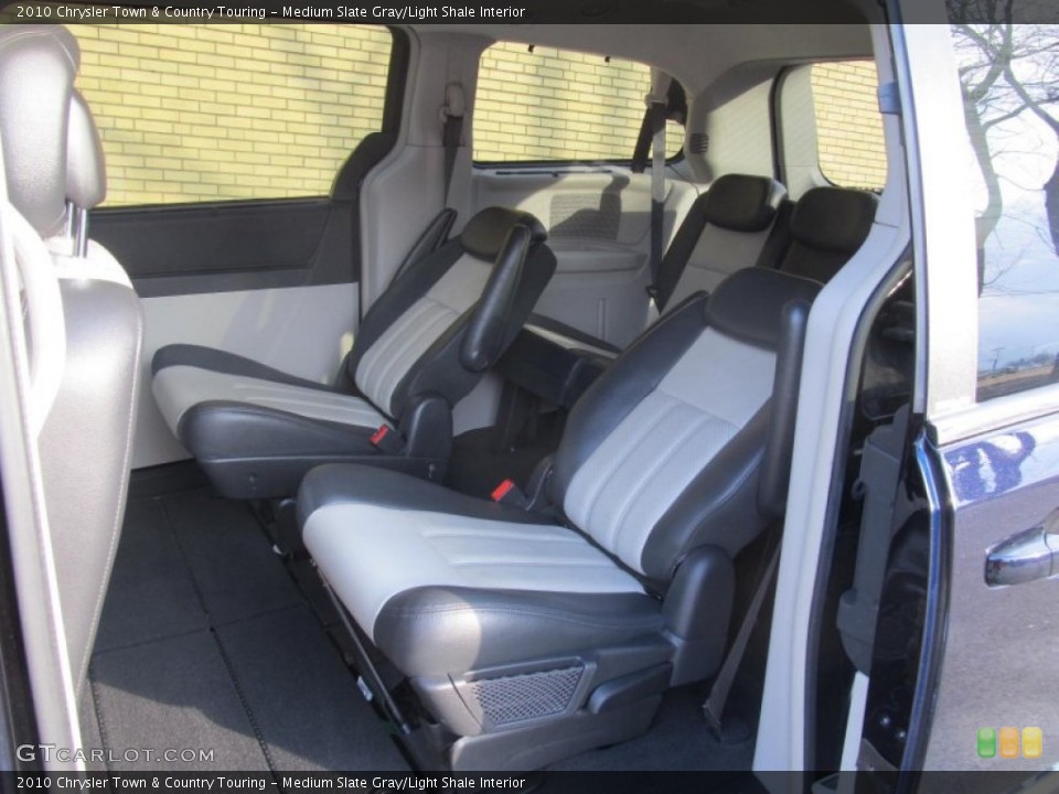 Medium Slate Gray/Light Shale Interior Rear Seat for the 2010 Chrysler Town & Country Touring #77227768
