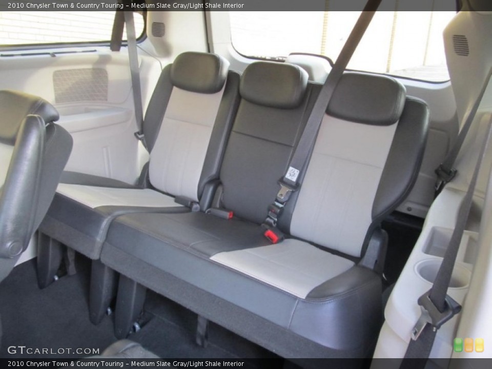 Medium Slate Gray/Light Shale Interior Rear Seat for the 2010 Chrysler Town & Country Touring #77227862