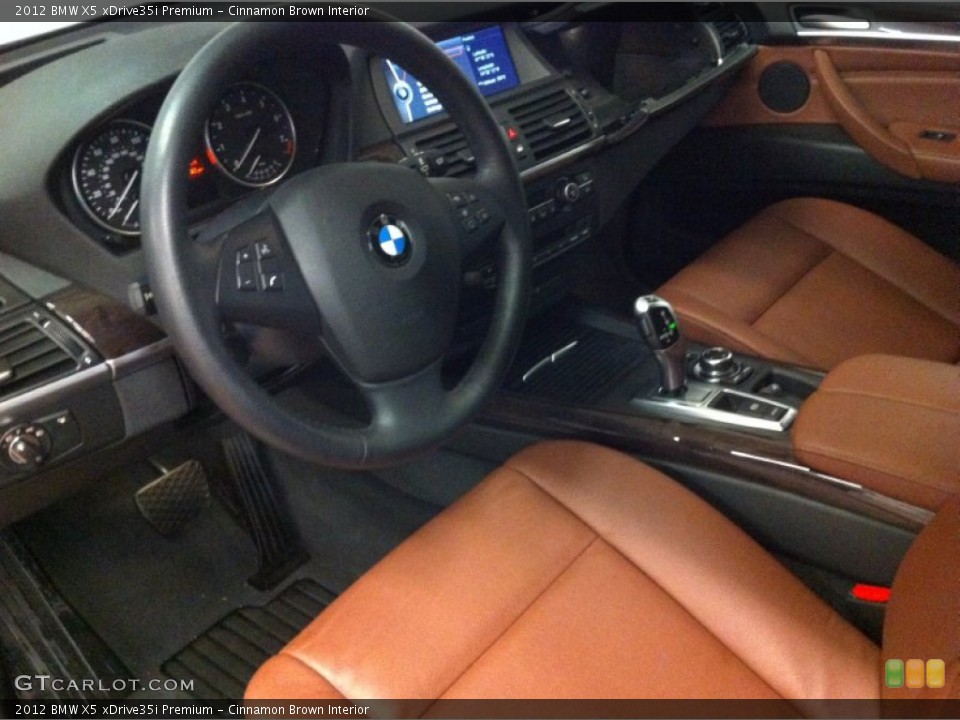 Cinnamon Brown Interior Prime Interior for the 2012 BMW X5 xDrive35i Premium #77229955