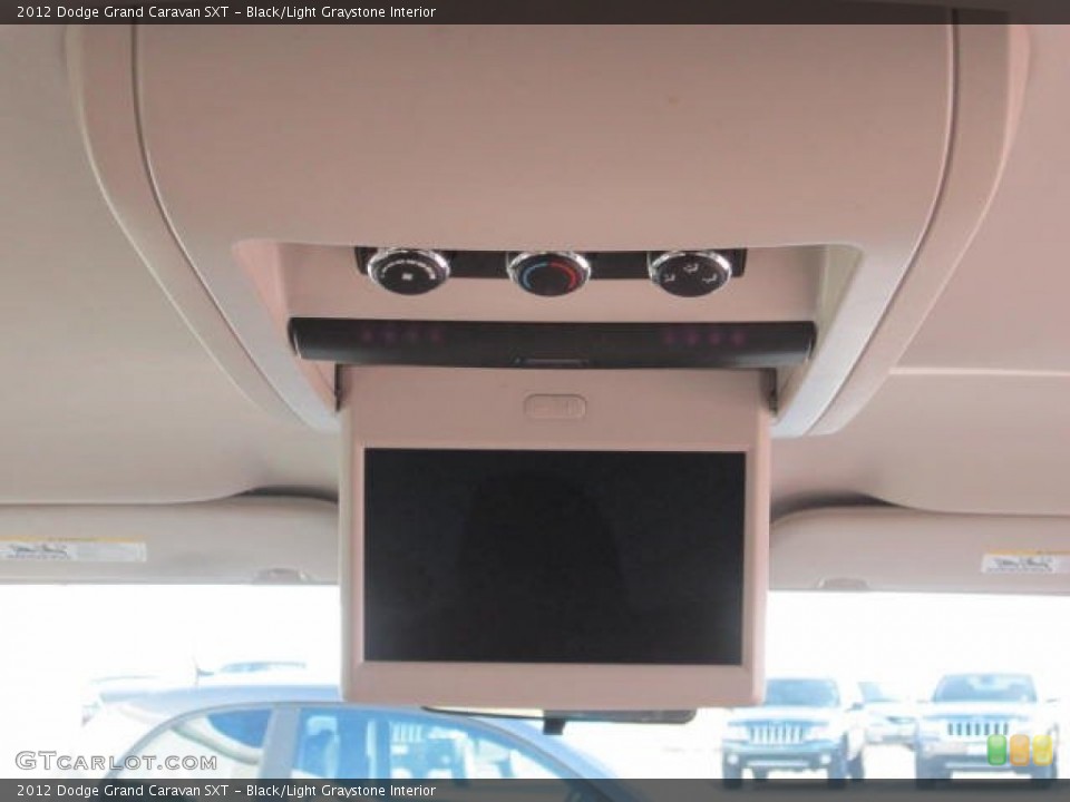 Black/Light Graystone Interior Entertainment System for the 2012 Dodge Grand Caravan SXT #77230775