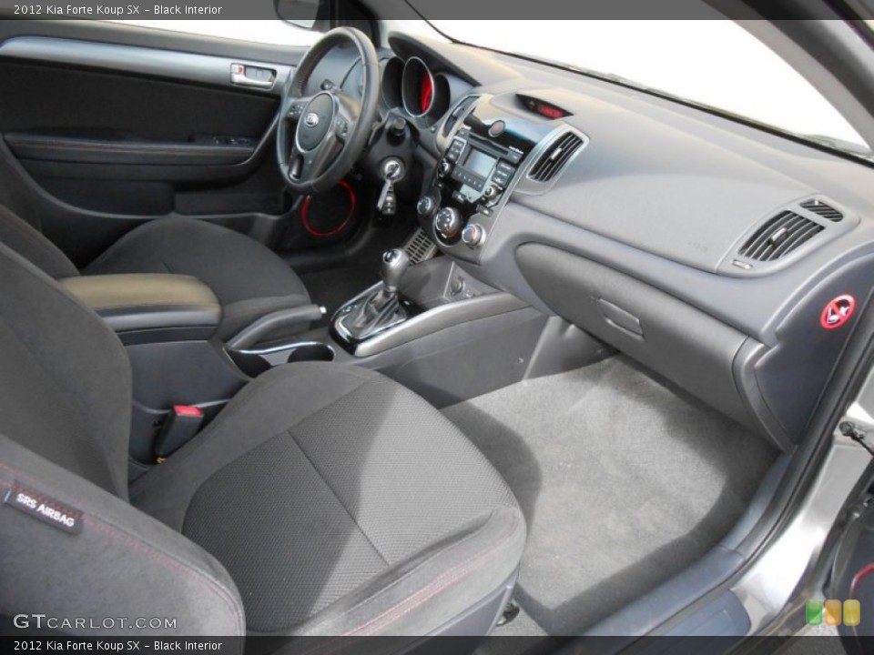 Black Interior Dashboard for the 2012 Kia Forte Koup SX #77230839