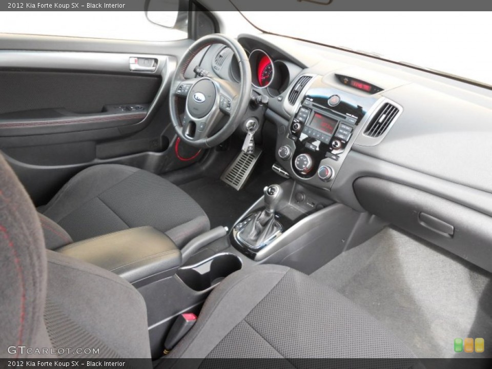 Black Interior Dashboard for the 2012 Kia Forte Koup SX #77230929