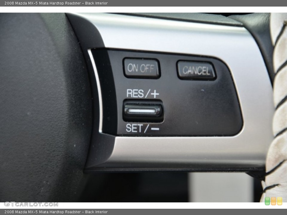 Black Interior Controls for the 2008 Mazda MX-5 Miata Hardtop Roadster #77231082