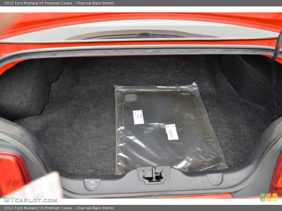 Charcoal Black Interior Trunk for the 2012 Ford Mustang V6 Premium Coupe #77231567