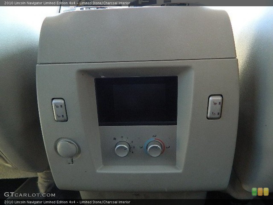 Limited Stone/Charcoal Interior Controls for the 2010 Lincoln Navigator Limited Edition 4x4 #77232323