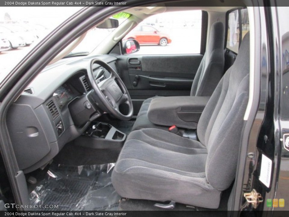 Dark Slate Gray Interior Photo for the 2004 Dodge Dakota Sport Regular Cab 4x4 #77232416