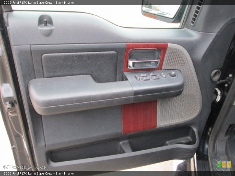 Black Interior Door Panel for the 2006 Ford F150 Lariat SuperCrew #77233161