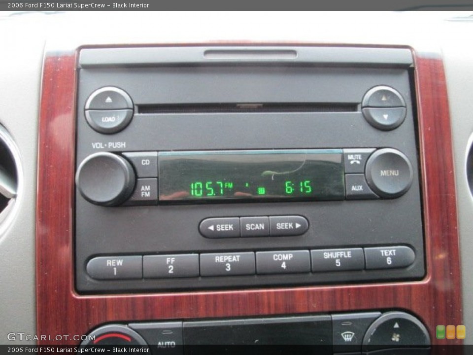 Black Interior Audio System for the 2006 Ford F150 Lariat SuperCrew #77233222