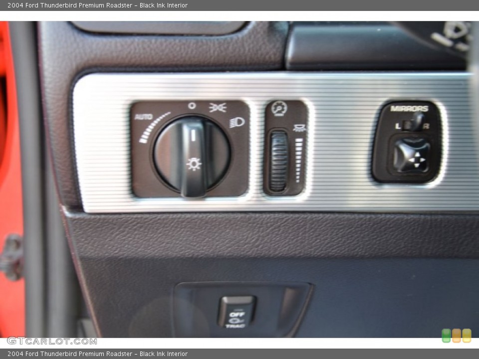 Black Ink Interior Controls for the 2004 Ford Thunderbird Premium Roadster #77233844