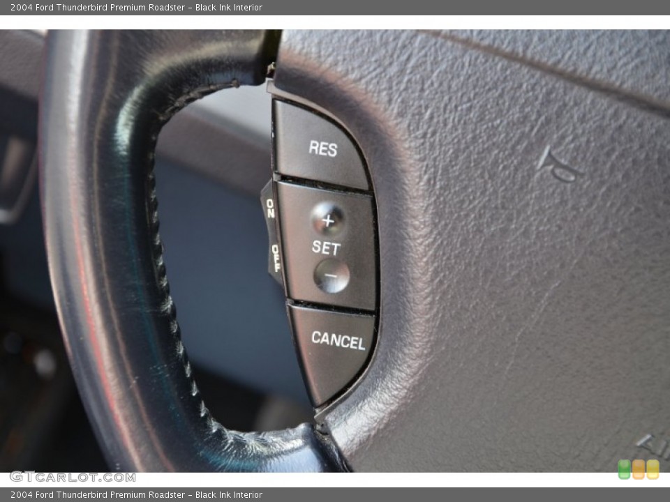 Black Ink Interior Controls for the 2004 Ford Thunderbird Premium Roadster #77233863