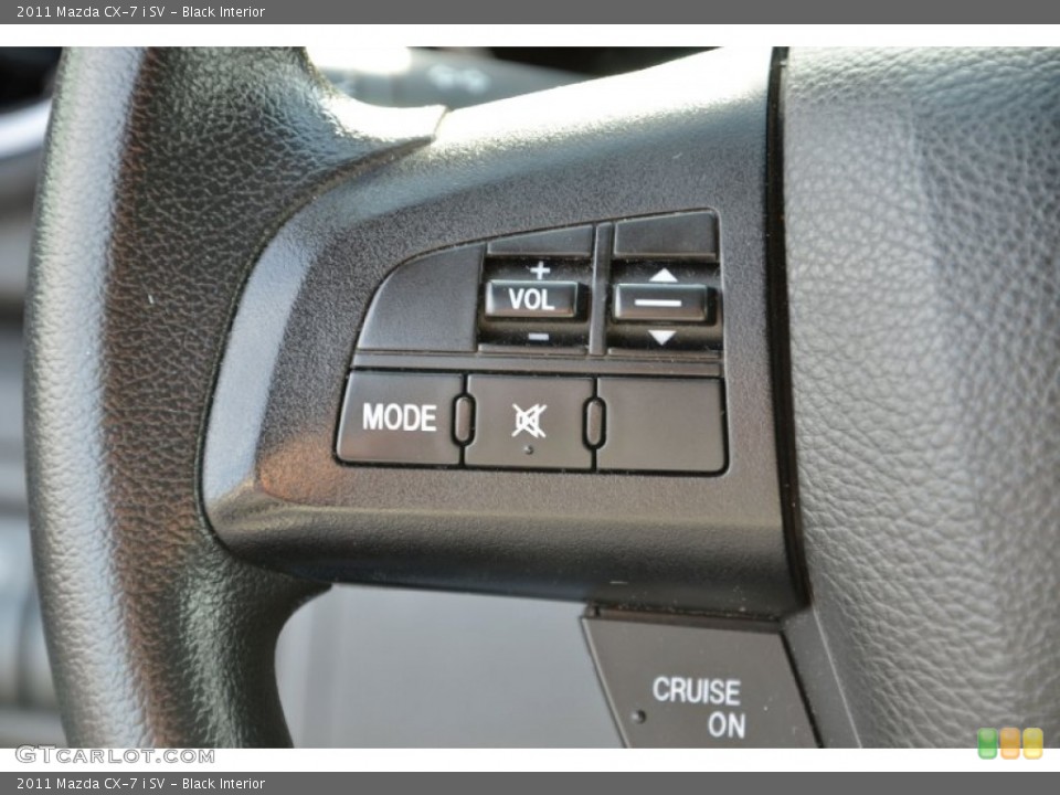 Black Interior Controls for the 2011 Mazda CX-7 i SV #77234575