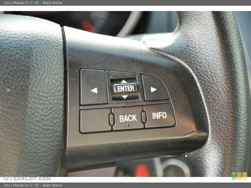 Black Interior Controls for the 2011 Mazda CX-7 i SV #77234636