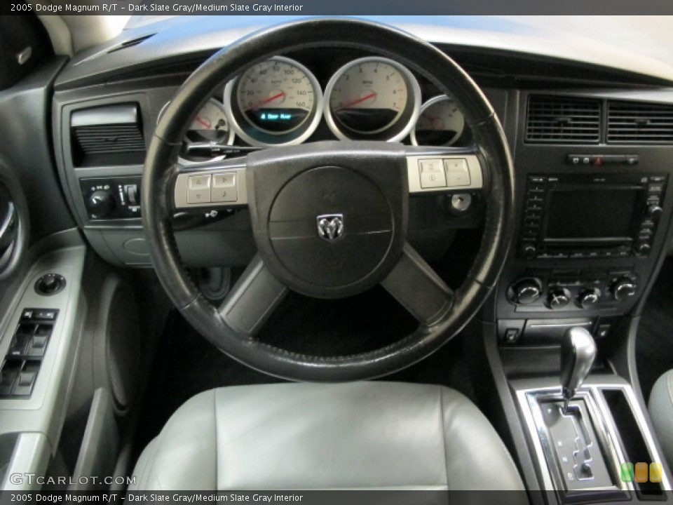 Dark Slate Gray/Medium Slate Gray Interior Steering Wheel for the 2005 Dodge Magnum R/T #77235125