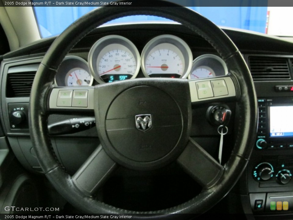 Dark Slate Gray/Medium Slate Gray Interior Steering Wheel for the 2005 Dodge Magnum R/T #77235325